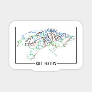 Killington Trail Rating Map Magnet