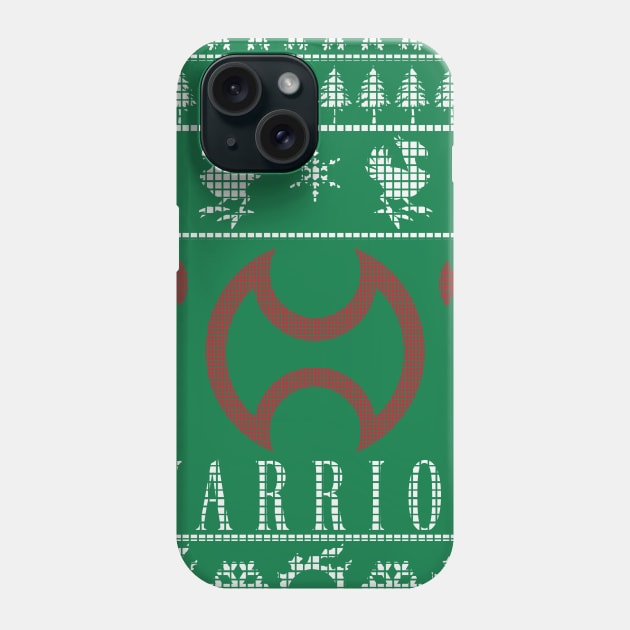 Final Fantasy XIV Warrior Ugly Christmas Sweater Phone Case by TionneDawnstar