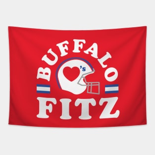 Buffalo Loves Fitz Football Fitzpatrick Tapestry