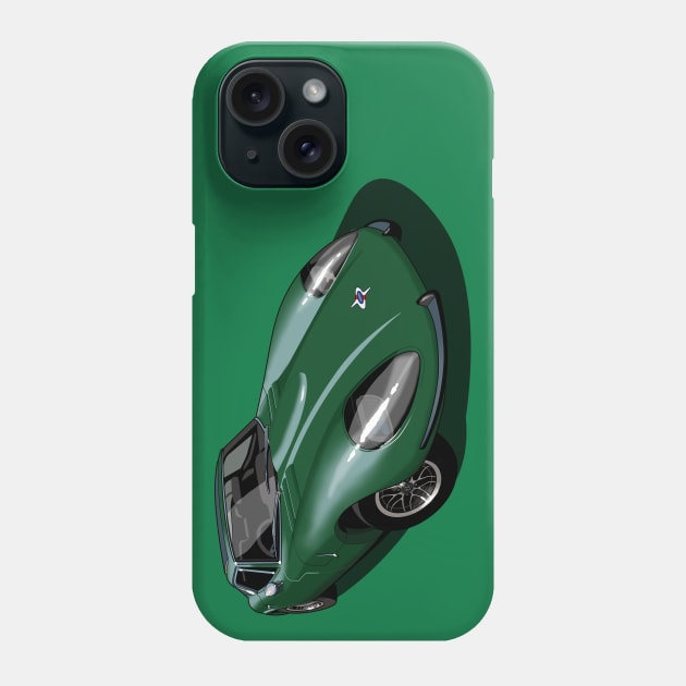 Marcos 3 litre in green Phone Case by candcretro