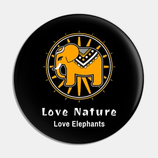 Love nature love elephants Pin