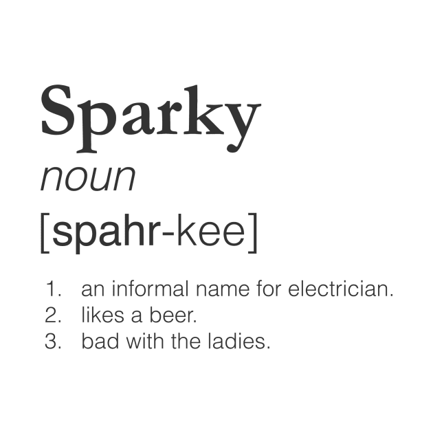 Sparky - Slang job title by woundedduck