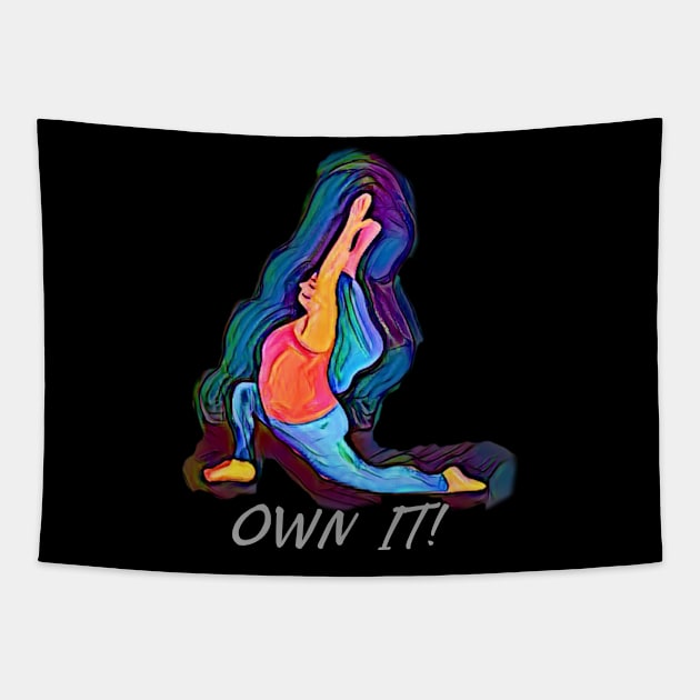 OWN IT! Plus-sized YOGA Tapestry by PersianFMts