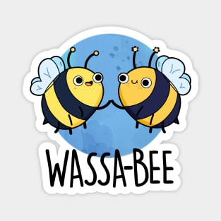 Wassabee Cute Wasabi Bee Pun Magnet