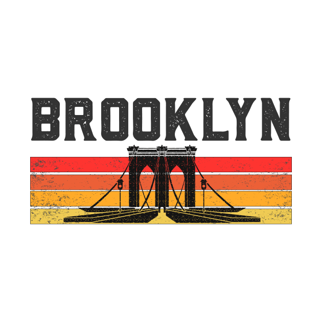 Vintage Brooklyn bridge Souvenir by Novelty-art