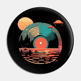 Vinyl LP Music record Sunset Pin