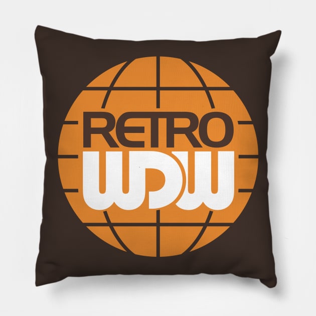 RetroWDW Globe Pillow by RetroWDW