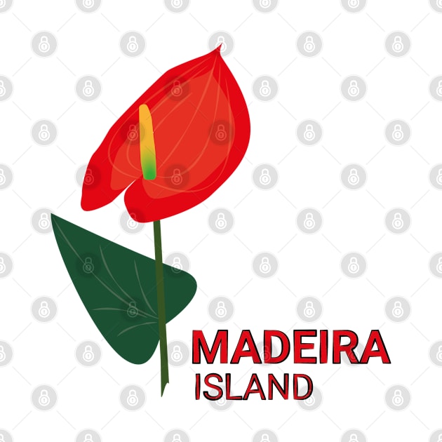 Madeira Island - Red Anthurium / Antúrio Vermelho by Donaby