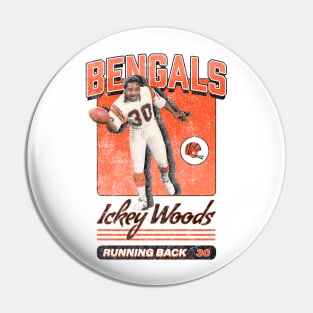 Ickey Woods WHO DEY Pin