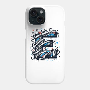 Letter E design graffity style Phone Case