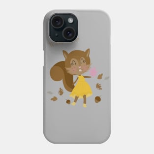 Welcome autumn squirrel girl Phone Case