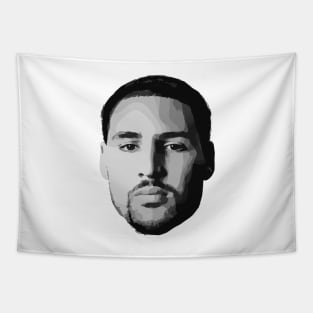 Klay Thompson Golden State Warriors Grayscale Tapestry