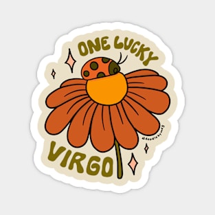 One Lucky Virgo Magnet