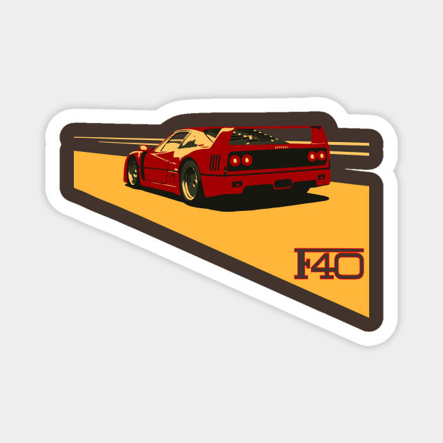 f40 Magnet by retroracing