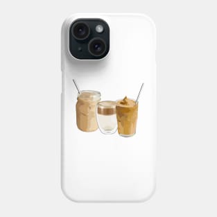 Coffees graphic Phone Case