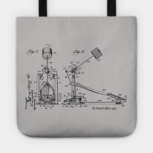 Awesome Gift For The Drummer Vintage Drum Beat Patent Print 1951 Tote