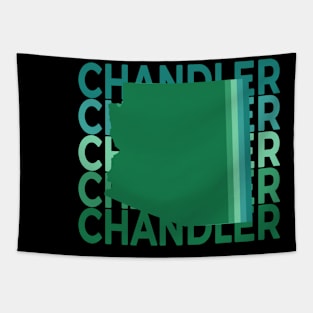 Chandler Arizona Green Repeat Tapestry