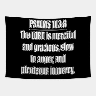 Psalms 103:8 King James Version (KJV) Tapestry