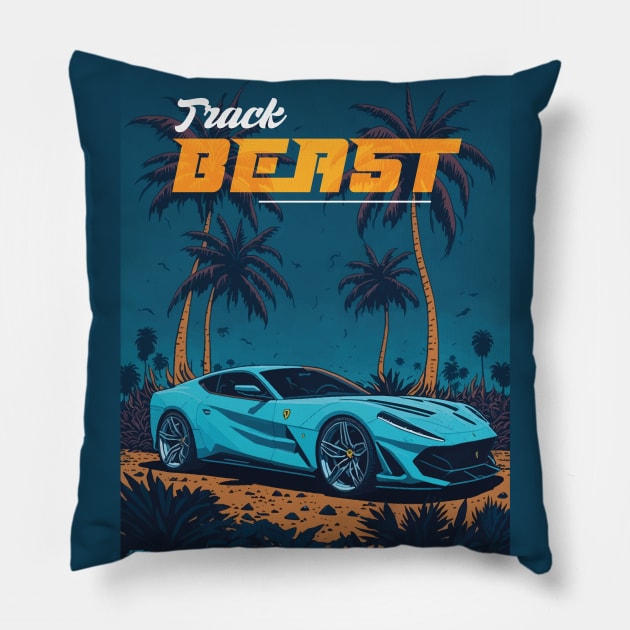 Track Beast Pillow by By_Russso