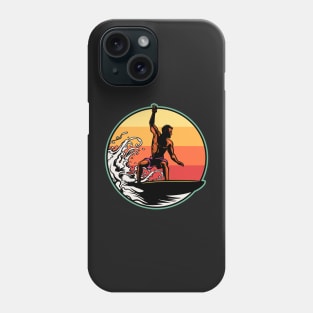 Surfer sunset Phone Case