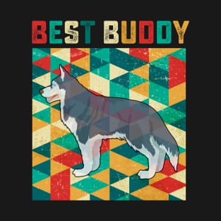 Best Buddy Siberian Husky T-Shirt