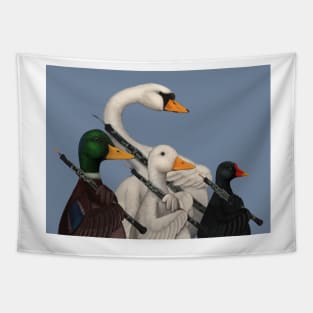 Musical Duck, Goose, Moorhen & Swan Tapestry