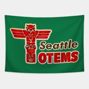 Seattle Totems Hockey Tapestry