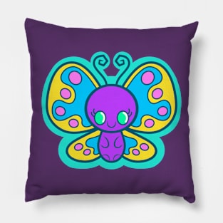 Smiling Butterfly Pillow