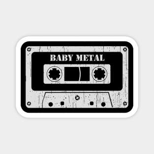 Baby Metal - Vintage Cassette White Magnet