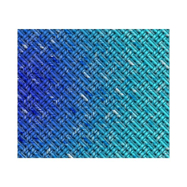 3D abstract blue pattern in the style of lattice characters It's like a braided by Hujer