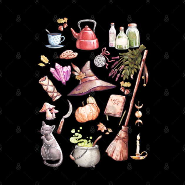 Folk Witch Elements by Medusa Dollmaker