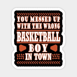 Basketball Boys Basket Basket Team Men Magnet