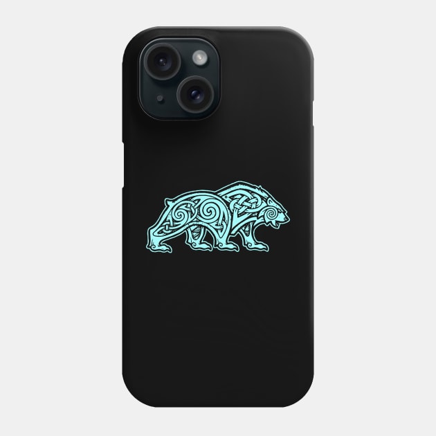 fenrir viking shield Phone Case by Lamink