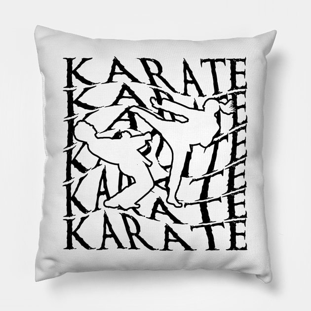 cool karate Pillow by zerox
