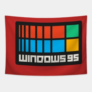 window 95 tee shirt Tapestry