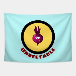 Unbeetable - Beetroot Pun Tapestry