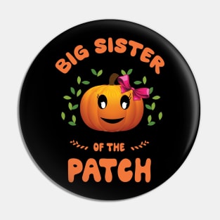 Sister of the patch funny Halloween costume family group matching family t shirt. Pin