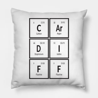 Cardiff Table of Elements Pillow