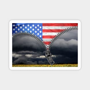 Symbolic of Patriotism Emerging Magnet