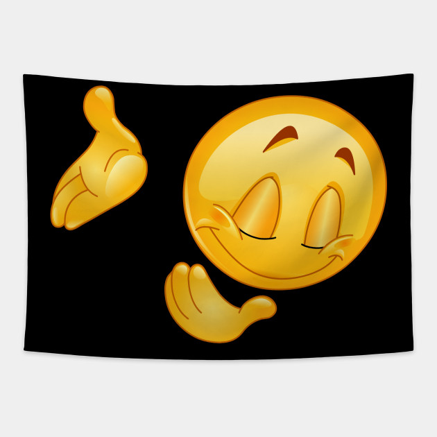 Bowing Down Emoji Emoticon Emoji Tapestry Teepublic Unique down emoji stickers designed and sold by artists. bowing down emoji emoticon