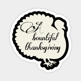 A beautiful thanksgiving Magnet