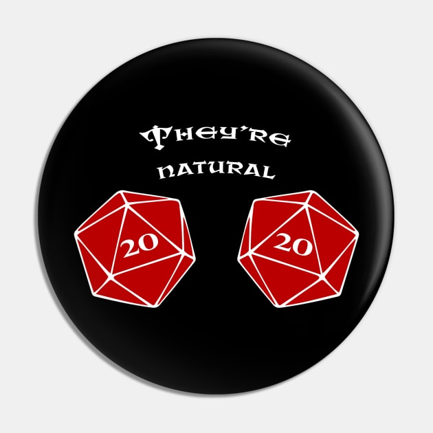 Double D20 Pin by Nazdir