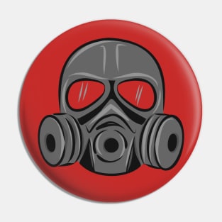 Radioactive gas mask Pin