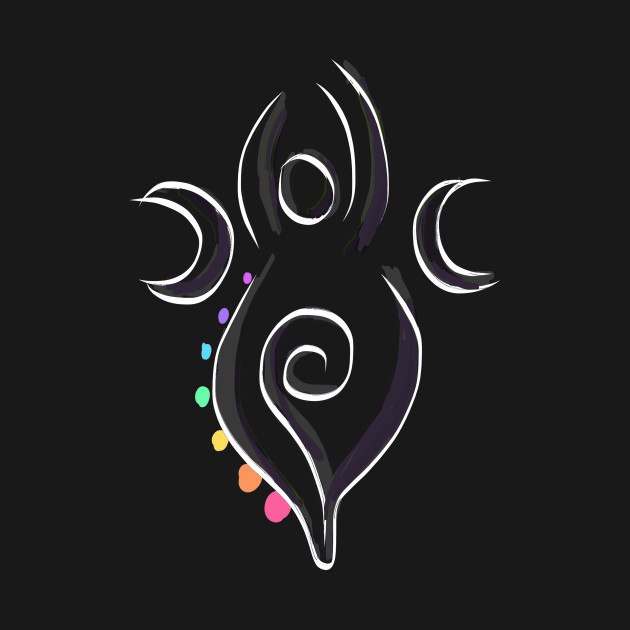 Download Spiral Goddess T-Shirt Three Symbol Wiccan Pagan and ...