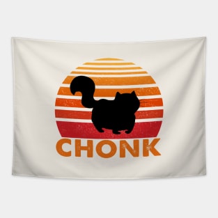 Chonk Funny Cat Tapestry