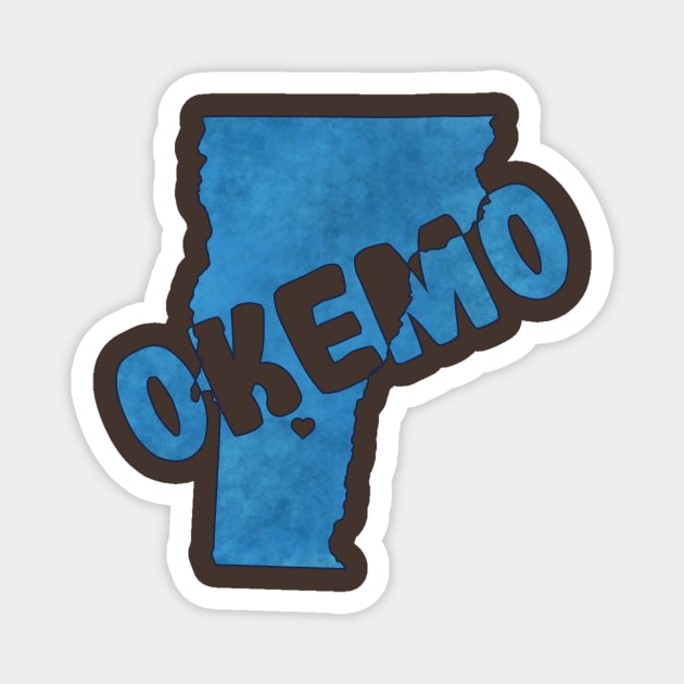 Okemo in Vermont Magnet by ChasingGnarnia