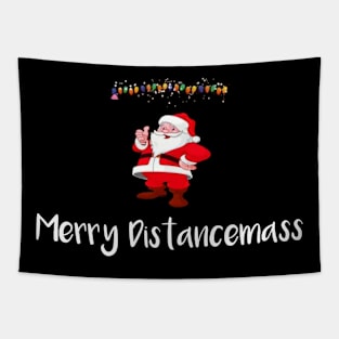 Merry Distancemass funny t-shirt Unisex. Tapestry