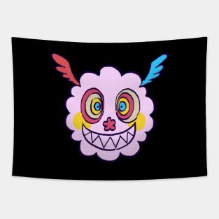 pink pastel witch charlotte head / madoka magica Tapestry