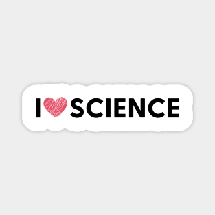 I Love Science Heart Magnet