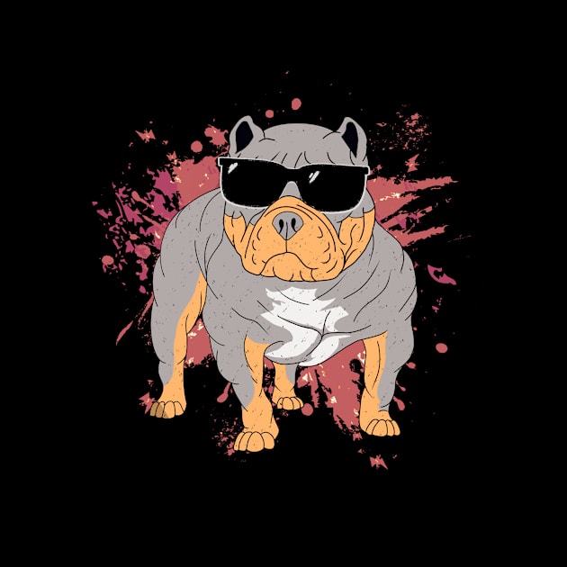 Funny American Bully Sunglasses Pitbull by funkyteesfunny